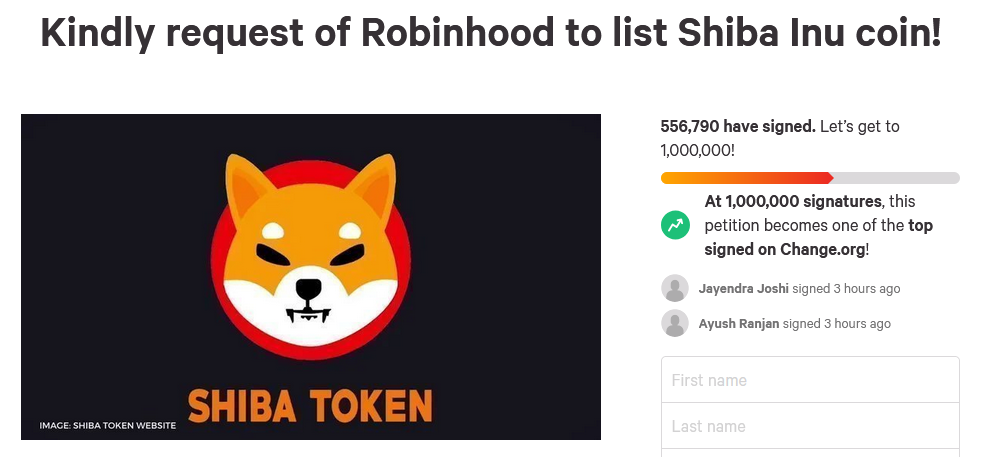 What Robinhood CFO Says about the Possibility of Listing New Cryptos like Shiba Inu (SHIB)