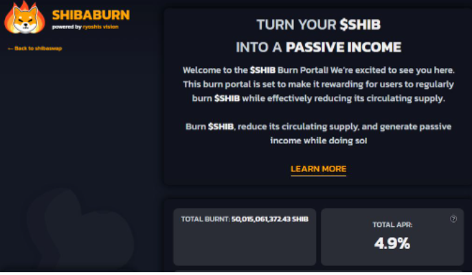 Over 50B SHIB Now Burned Via Burn Portal as Ryoshis Vision Reward Distribution Massively Boosting SHIB Burn Rate