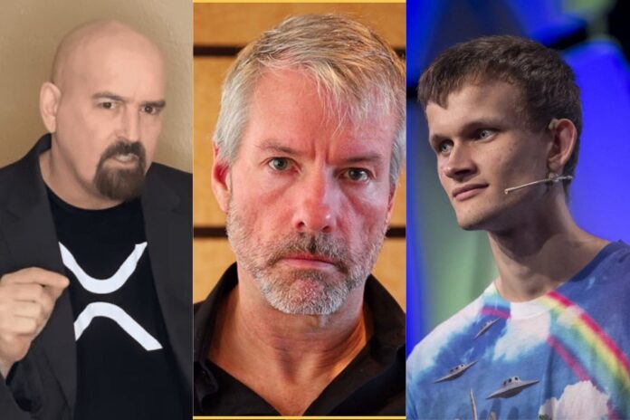 Michael Saylor Slammed By Vitalik Buterin and John Deaton For Saying Altcoins are Securities and Unethical