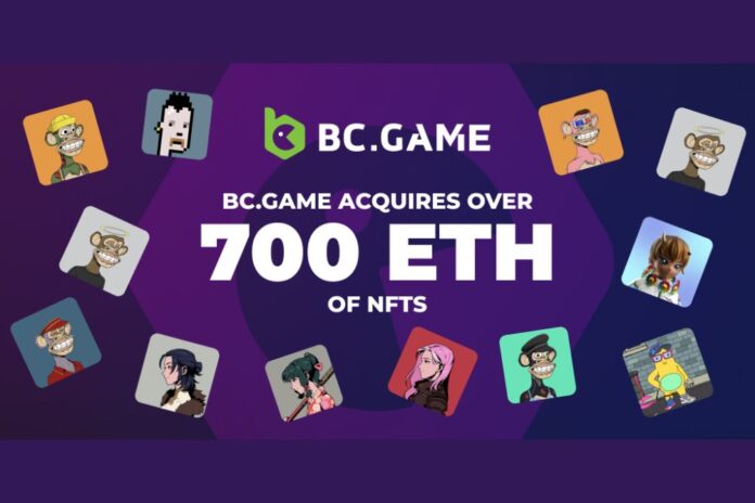 BC.GAME Invests 700 ETH in NFTs for a Better Metaverse
