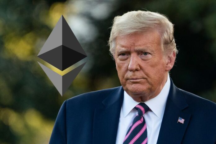 Former President Donald Trump Officially Discloses Amount of Ethereum (ETH) He Holds