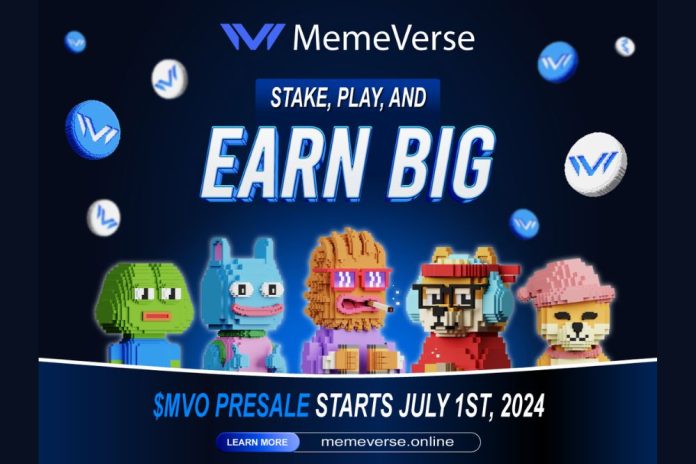 Stake, Play, and Earn: MemeVerse Introduces $MVO Token Presale