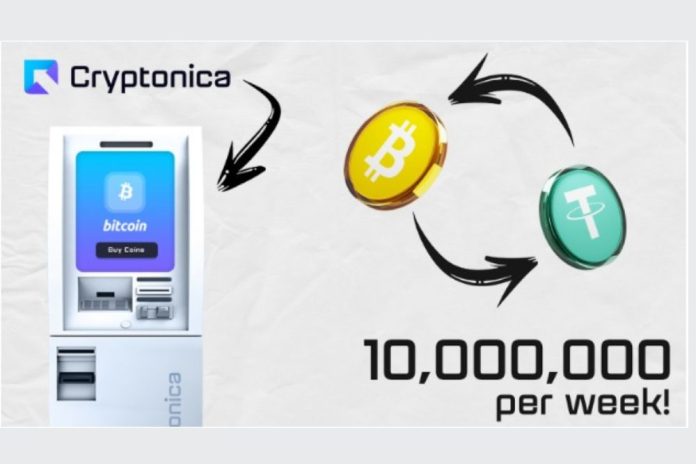 10,000,000 Transactions per Week: Cryptonica Reaches a New Milestone