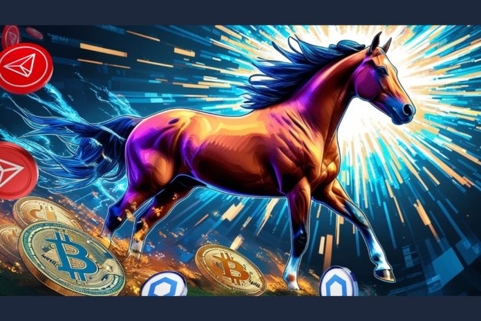 DigiHorse (DIGI) Surges Ahead As Chainlink And Tron Face Uncertain Futures