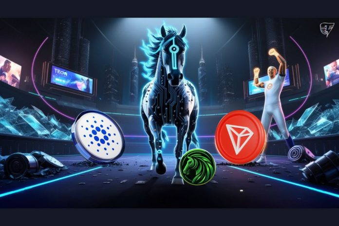 DigiHorse (DIGI) Emerges as Top Contender as Tron (TRX) Knocks Out Cardano (ADA)