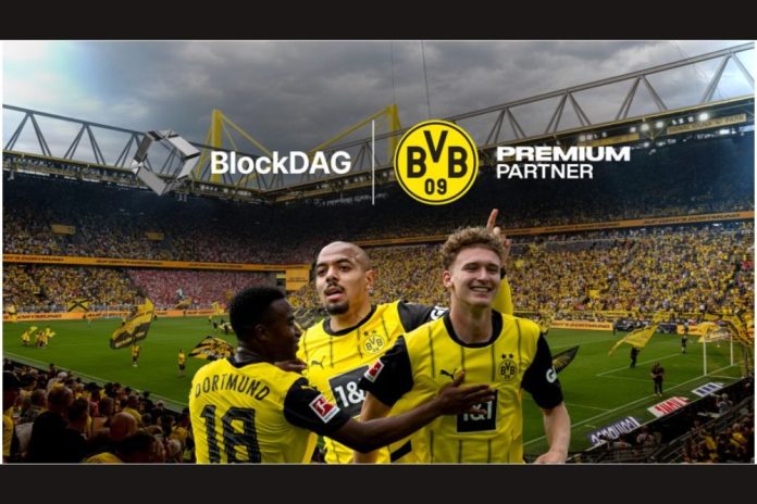 BlockDAG Scores! $10 Million Play with Borussia Dortmund Steals the Spotlight from Dogecoin & SHIB