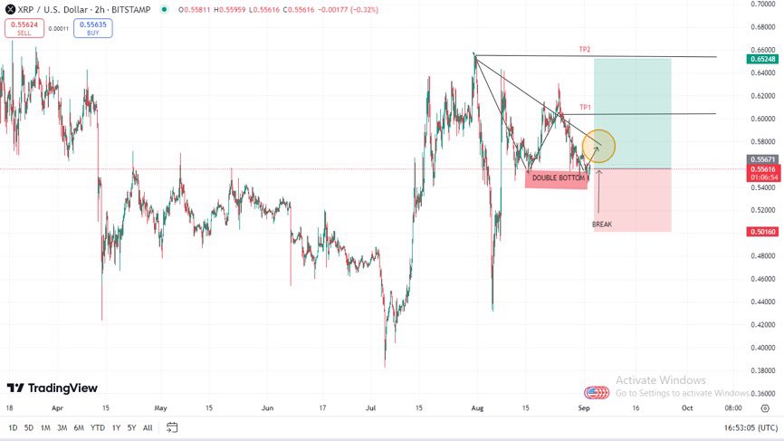 Analyst Spots a Classic XRP Double Bottom. Here's the Significance