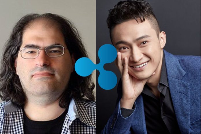 Tron CEO Justin Sun Calls Ripple CTO To Make Special Request