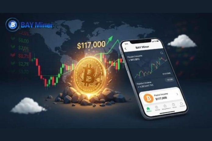 Bitcoin Breaks $117,000 — BAY Miner Lets You Mine with Your Mobile Phone Instantly