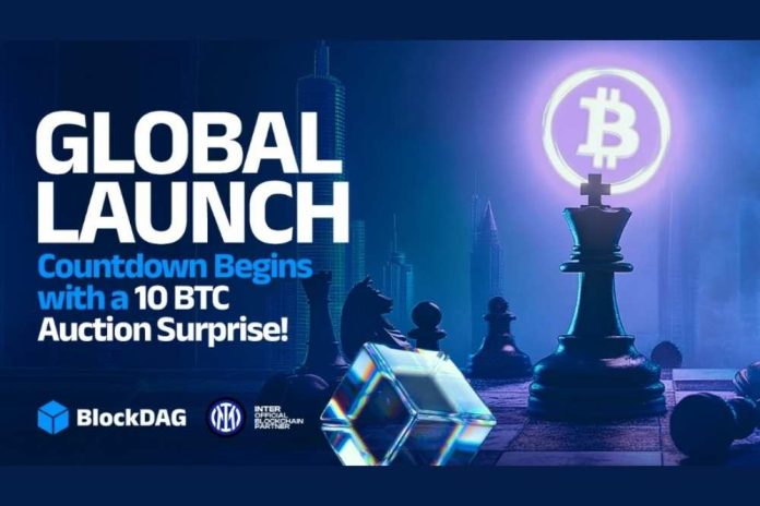 BlockDAG’s $1.14M Bitcoin Auction Sparks Crypto Buzz As GLOBAL LAUNCH Release Nears And Price Set To Surge