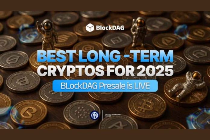 Best Long-Term Cryptos For 2025: BlockDAG Leads with 10 BTC Auction, Others Compete for the Next Spot