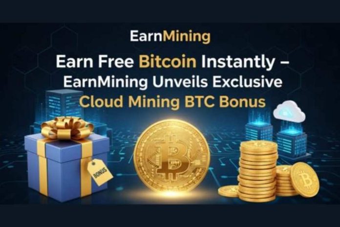 Earn Free Bitcoin Instantly – EarnMining Launches Limited-Time Cloud Mining Bonus