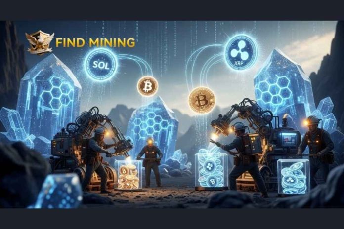 XRP, BTC, and SOL holders can earn stable daily passive income with Find Mining.