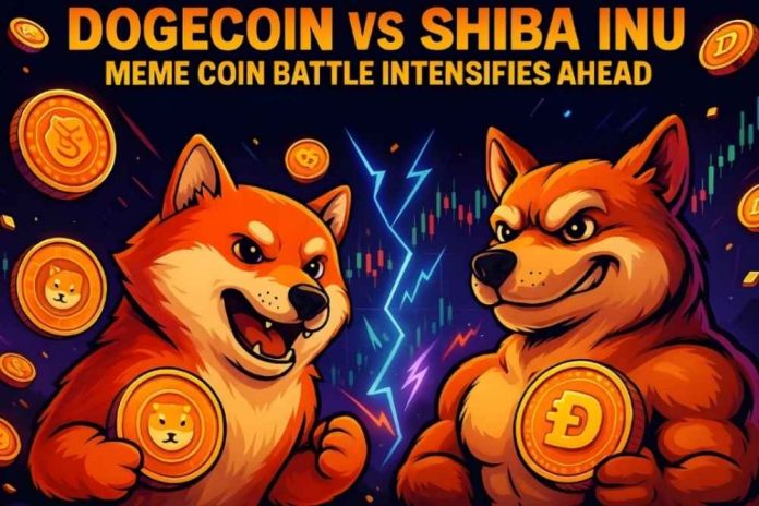 Dogecoin vs Shiba Inu — Meme Coin Battle Intensifies Ahead of October 2025 Market Repricing