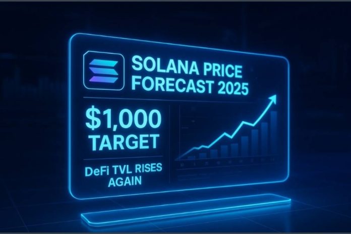 Solana Price Prediction 2025 — Analysts Call $1,000 Target One of the Best Long-Term Crypto Bets