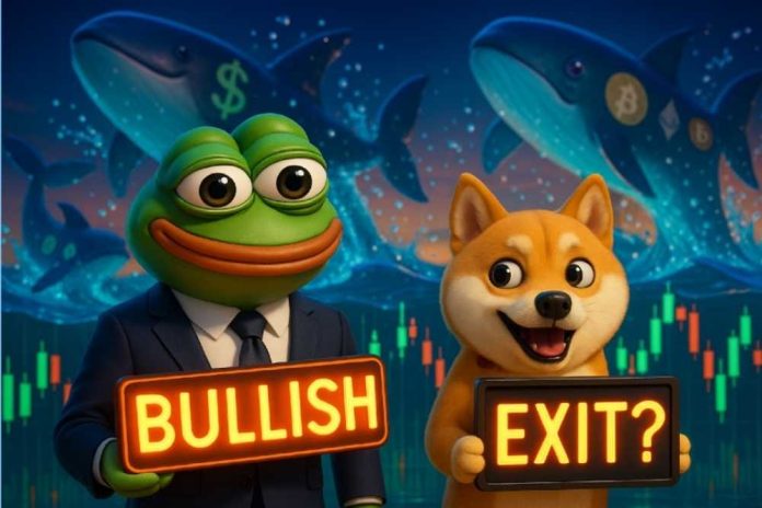 Pepe and Dogecoin See Largest Whale Swaps of the Month — Bullish or Exit?