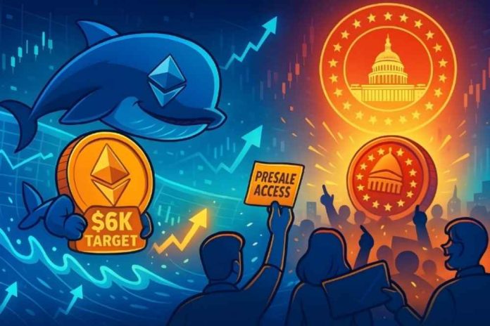 Ethereum Whales Accumulate MAGACOIN FINANCE - Presale Buyers Position for Explosive Upside Ahead of $6K ETH Target