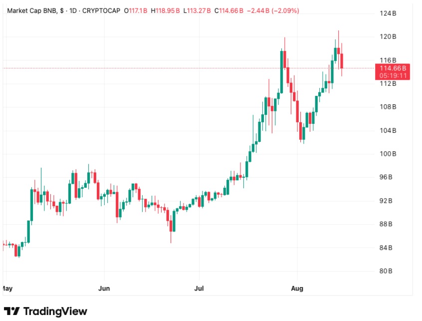 BNB Hits $850 On Market Bounce, Yet Analysts Say RTX Offers Much Greater Risk Reward
