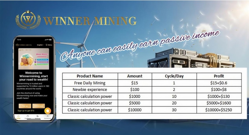 Turn XRP Into Daily Passive Income with WinnerMining' s New Contracts
