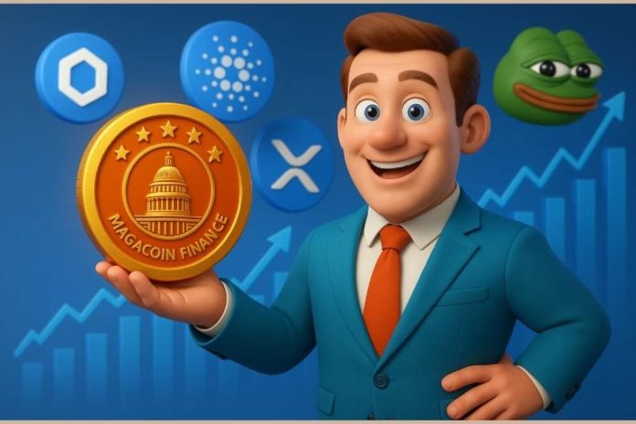 5 Best Altcoins to Watch as ETF Season Heats Up: MAGACOIN FINANCE, LINK, ADA, XRP, PEPE
