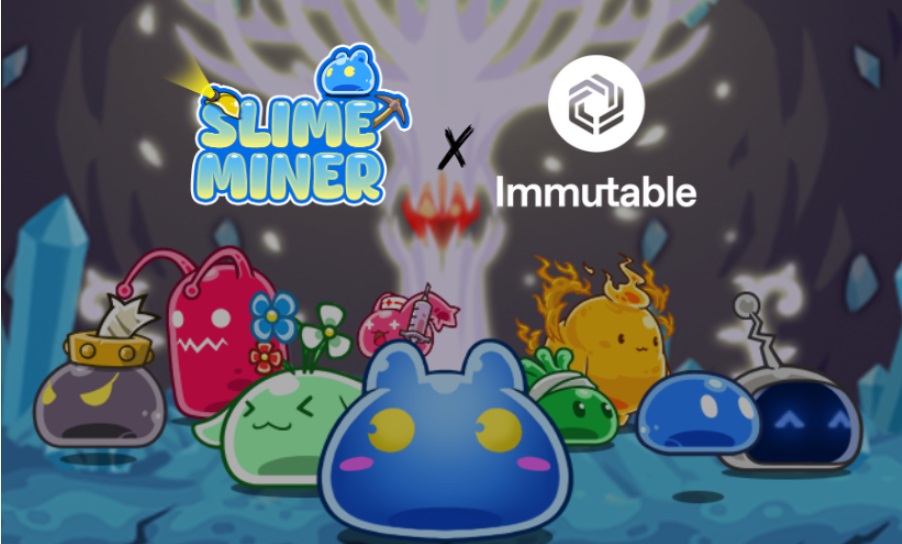 Slime Miner Partners with Immutable Play – A New Era of Web3 Gaming