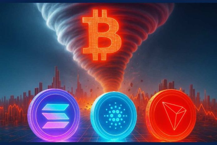 Bitcoin Crash Sparks $85B Liquidations — Is This the Best Time to Buy SOL, ADA, and TRX?