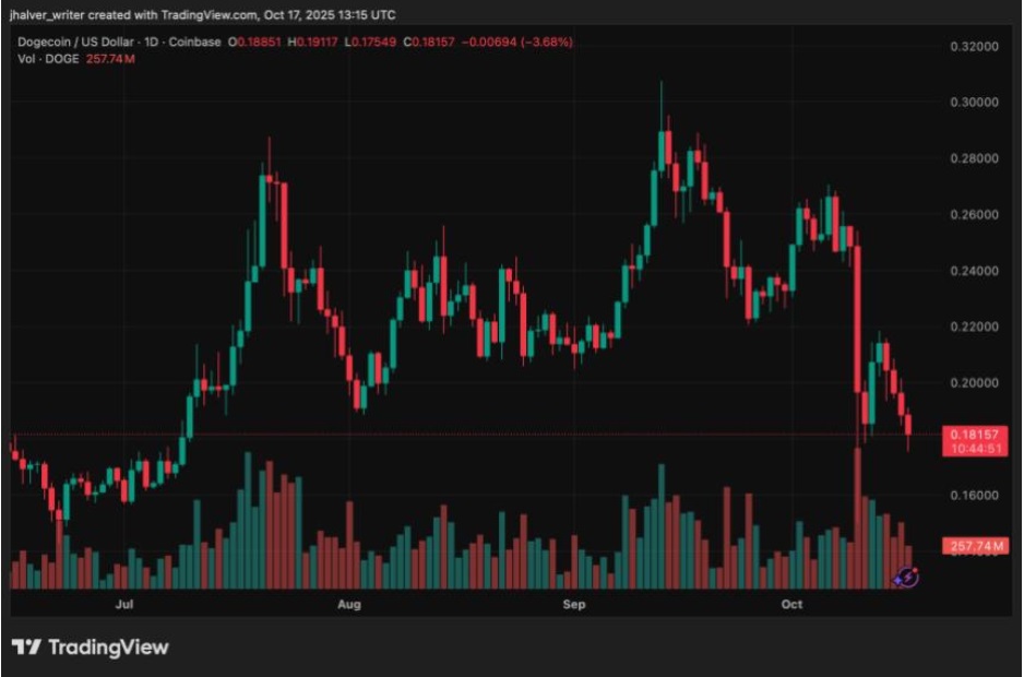 Bitcoin and Dogecoin Slide as Market Fear Deepens — MAGACOIN FINANCE Investors Eye 75x Presale Gains