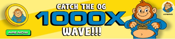 Missed DOGE's First Wave? Apeing Leads As An Upcoming Meme Coin and Could Be the New Rocket, Climbing Fast