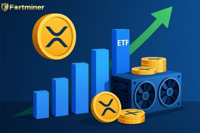 XRP ETFs are showing strong upward momentum. Let's take a look at how FORT MINE users are earning $9,800 daily
