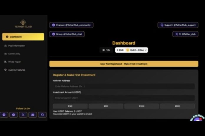 TetherClub Reports Strong Growth with 5,000 Active Users and $4 Million Contributed