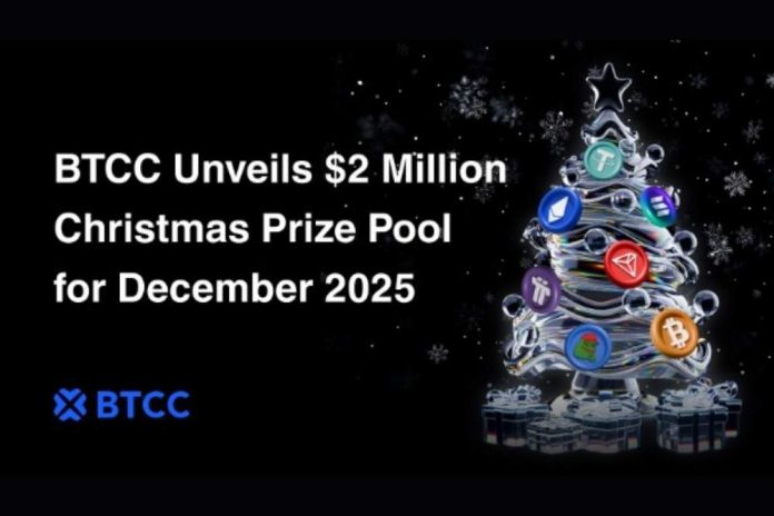 BTCC Exchange Unwraps $2 Million Holiday Prize Pool with Luxury Rewards in Christmas Celebration Month Campaign