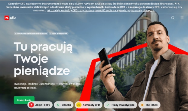 European broker xStation platform offering crypto CFDs with competitive spreads and educational resources.