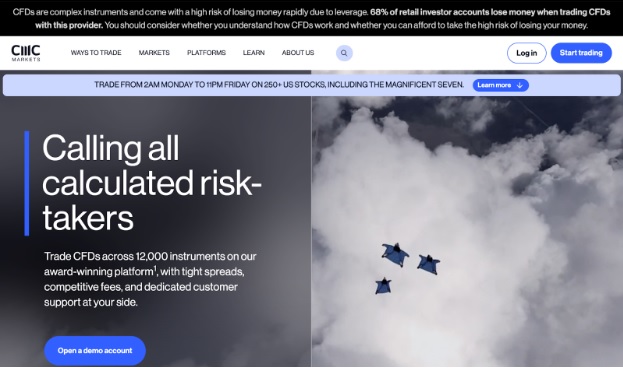 Australian broker platform offering crypto CFDs with advanced charting and comprehensive market analysis tools.