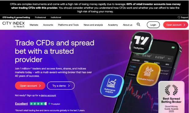 UK-based broker providing crypto CFD trading with web platform and mobile access for traders.