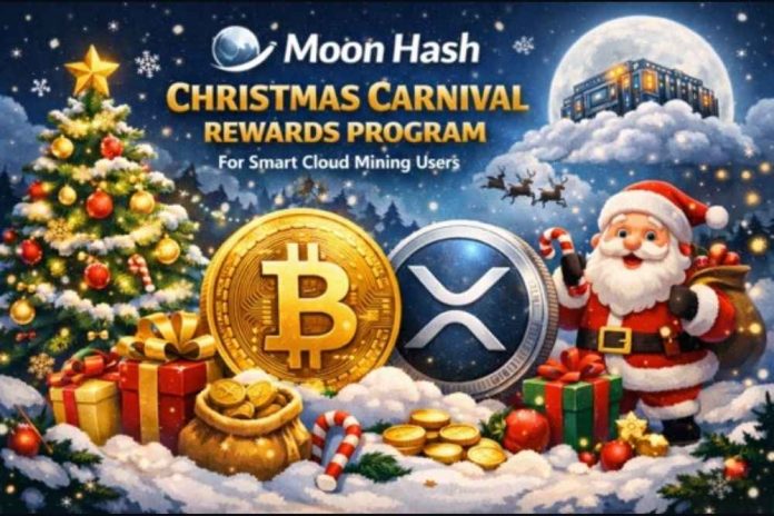 Moon Hash Launches Christmas Smart Mining Campaign, Spotlighting XRP and BTC
