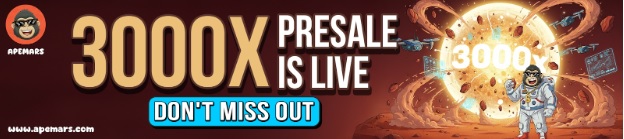 1 Billion Tokens Gone Already? APEMARS Top Meme Coin Presale Stage 2 Live With 26,500% ROI, Beat BONK & Fartcoin to the Moon