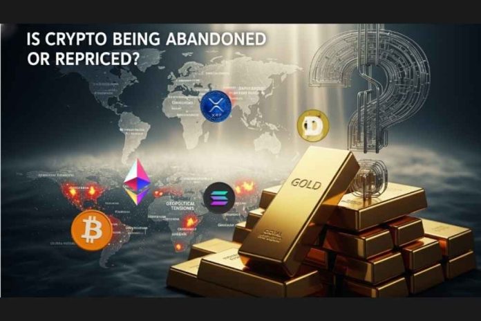 Geopolitical Tensions Rise, Gold Surges — Is Crypto Being Abandoned or Repriced?