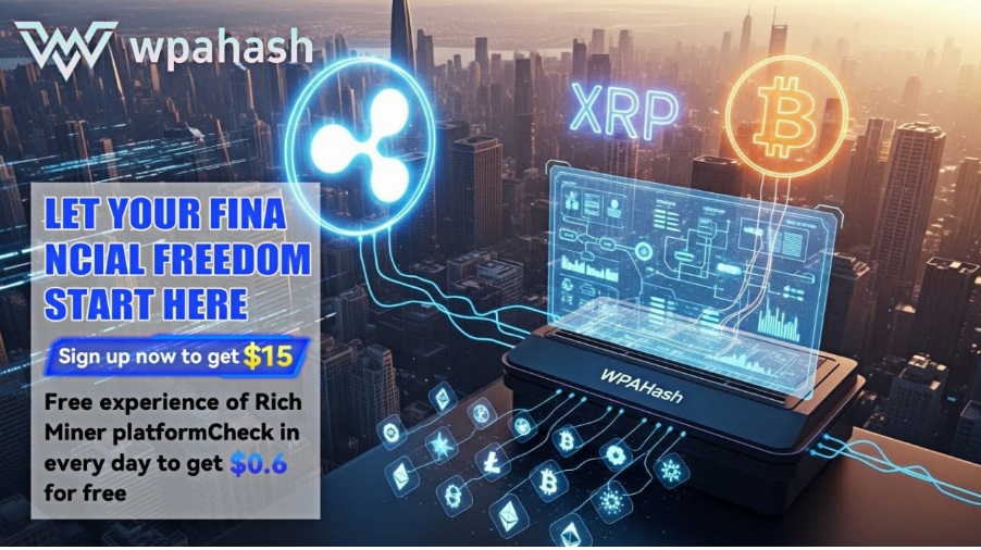 With US Approval, WPA Hash Launches Free Cloud Mining Program for BTC and XRP