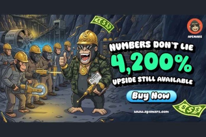 APEMARS’ Best 100X Coin Sees Early Momentum With 12.5B Tokens Sold Amid SPX and MNT Surge - Top Meme Coin to Buy Today?