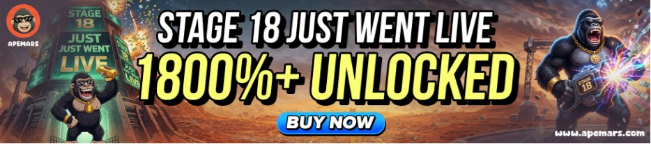 Did You Miss the Biggest ICO Runs Like Aster and Tron? APEMARS Stage 18 Reopens the Door for Altcoin Traders Seeking the Best Altcoins to Invest