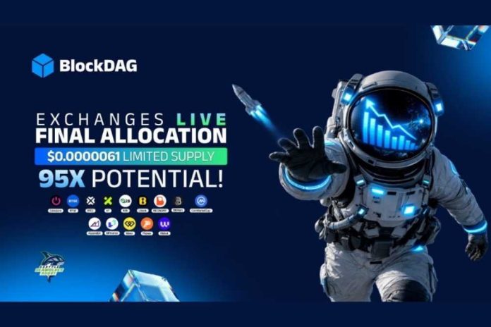 Cardano Price Drifts, Chainlink Waits, BlockDAG's Last $0.0000061 Entry Shrinks as BDAG Goes Live on LBANK & 12 Exchanges