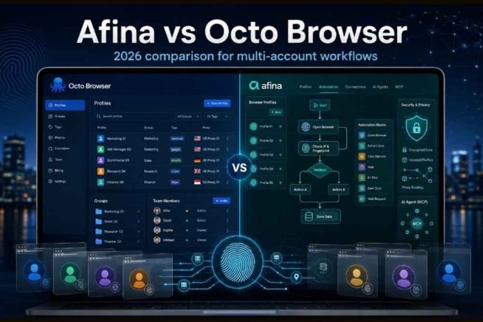 Afina vs Octo Browser: which antidetect browser fits your 2026 workflow