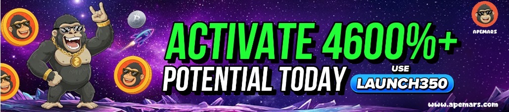 Top Crypto to Buy This Month? APEMARS LAUNCH350 Bonus Frenzy Grows as PUMP and PIPPIN Rise