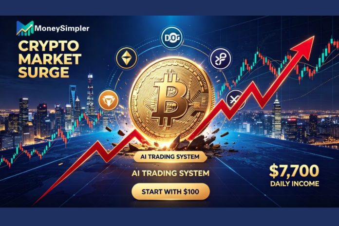 How MoneySimpler AI Trading Helps BTC, ETH, DOGE, and XRP Holders Earn $7,700 Daily