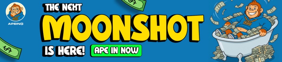 Turn $6k Into $600k With This New Crypto Presale As Snek And ApeCoin Rally - Buy Apeing Coin Now