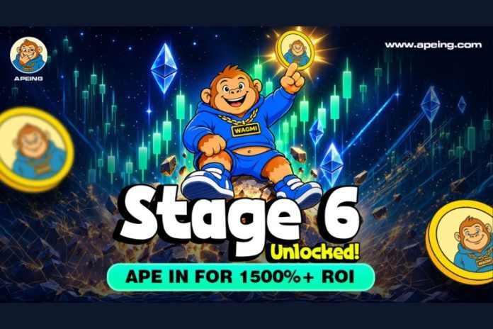 Top 1000x Crypto FOMO Builds as KOL Spotlight Puts Apeing’s Stage 6 Against Solana and Hyperliquid