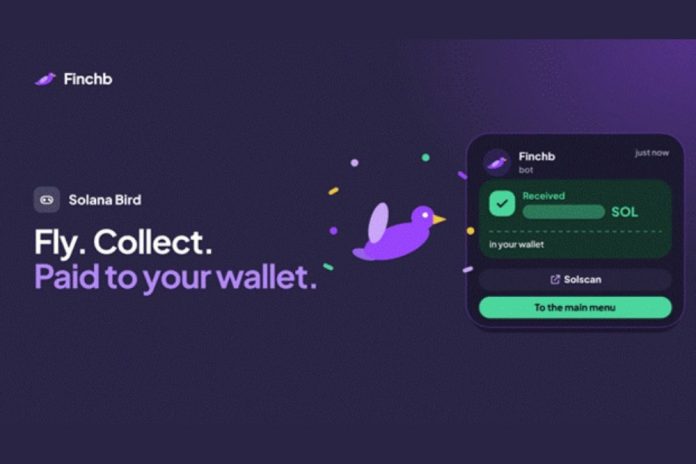 Finchb’s Telegram Wallet Lets Players Earn Real USDC and SOL by Flying